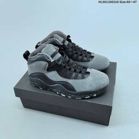 Air Jordan 10 Retro Shadow Replica AIR JORDAN 10 Aj10 Lifestyle (BS-66505)