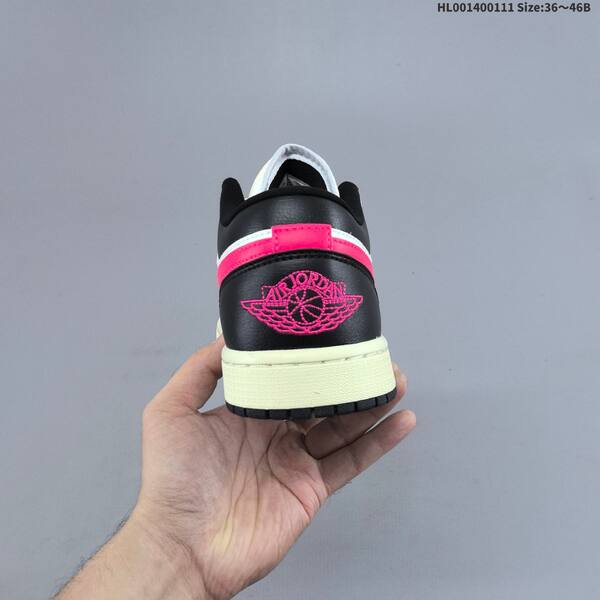 Jordan Air Jordan 1 Low white black pink 36 46B lifestyle