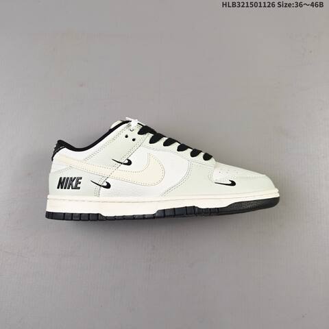 Nike Dunk Low Light Green Off White Black EU 36-46 Skate Shoe - Unisex (BS-63036)