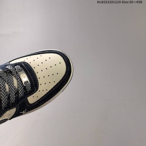 Nike Air Force 1 07 LV8 Navy White Light Blue EU 36-45 Sneaker - Unisex (BS-62563)
