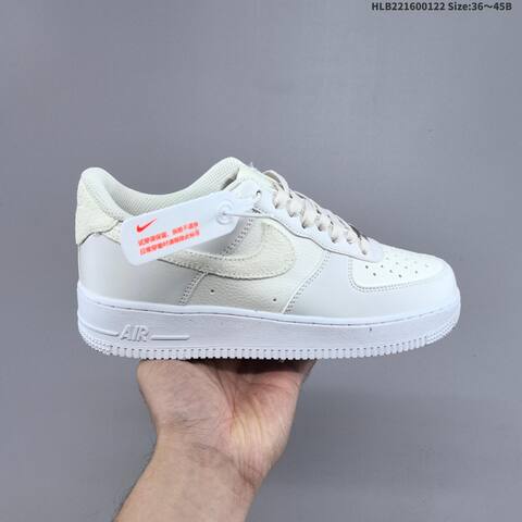Nike Air Force 1 Low White Dark Grey EU 36-45 Sneaker - Unisex (BS-61825)