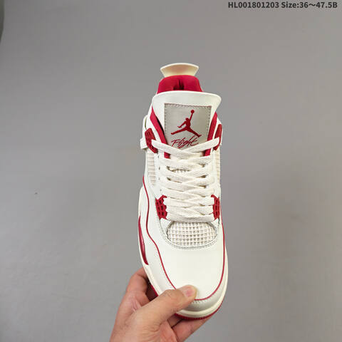 Air Jordan 4 Retro Sierra Red WMNS AIR JORDAN 4 Aj4 Lifestyle (BS-67552)