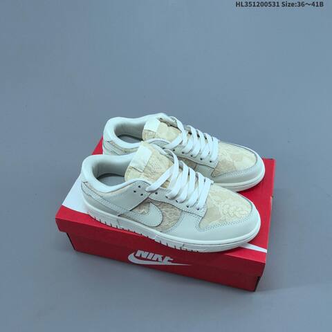Nike SB Dunk Low Light Pink Black White EU 36-41 Skate Shoe - Unisex (BS-60034)