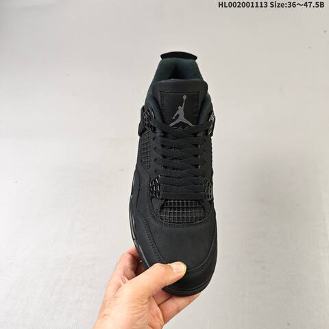 Air Jordan 4 Retro Black Cat Replica AIR JORDAN 4 Aj4 Lifestyle (BS-67824)