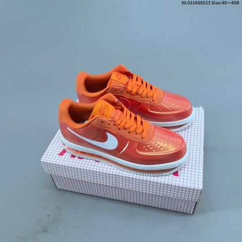 Nike Air Force 1 Posite Foamposite Max Orange White Red EU 40-45 Sneaker - Men's (BS-60183)