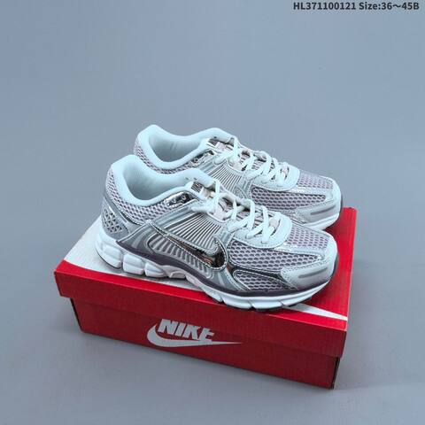 Nike Zoom Vomero 5 White Pink Silver Gray EU 36-45 Running Shoe - Unisex (BS-61846)
