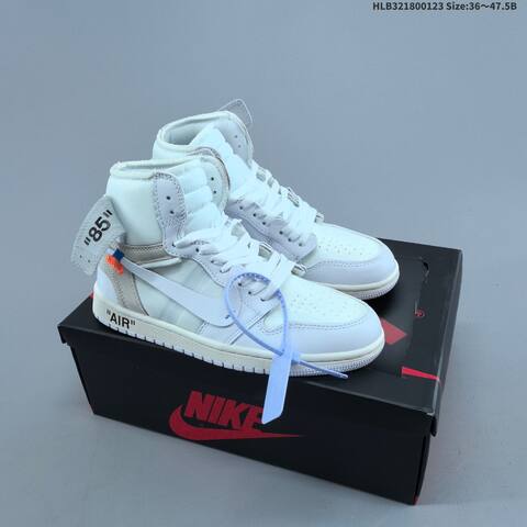 Off-White x Nike Air Jordan 1 Retro High OG Lifestyle (BS-66863)