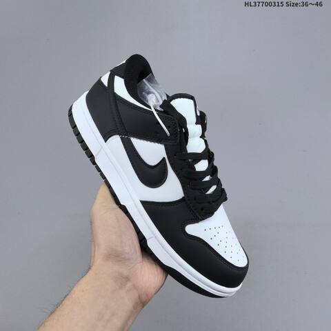 Nike Dunk Low Black White EU 36-46 Skate Shoe - Unisex (BS-61299)
