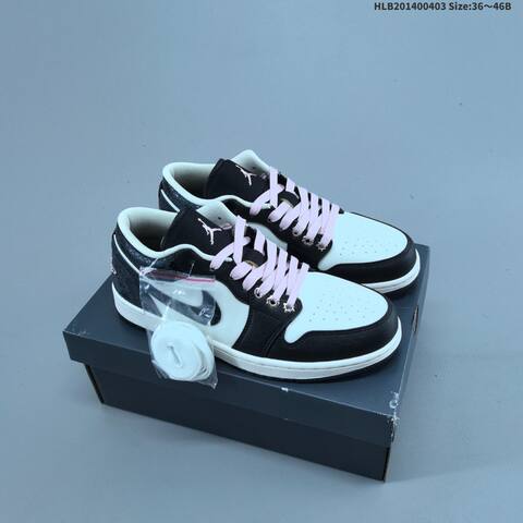 Nike Air Jordan 1 Low AIR JORDAN 1 II0595-001 Lifestyle (BS-66337)