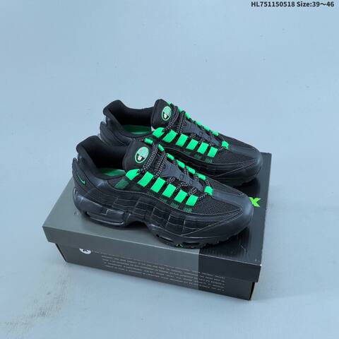 Nike Air Max 95 White Grey Black Orange EU 39-46 Running Shoe - Unisex (BS-60276)