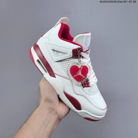 Air Jordan 4 Retro Sierra Red WMNS AIR JORDAN 4 Aj4 Lifestyle (BS-66688)