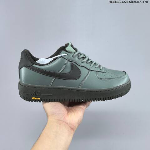 Nike Air Force 1 07 HV5953-001 Black Dark Green EU 36-47 Sneaker - Unisex (BS-62425)