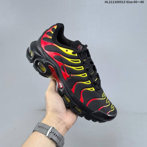 Nike Air Max Plus TN Black Red Yellow White Blue EU 40-46 Running Shoe - Men's (BS-60356)