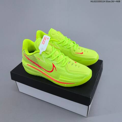 Nike Air Zoom G T Cut EP Neon Green Bright Red EU 36-46 Basketball Shoe - Unisex (BS-62002)
