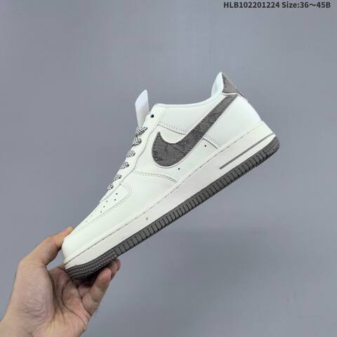 Nike Air Force 1 07 Low Off White Dark Grey EU 36-45 Sneaker - Unisex (BS-62491)