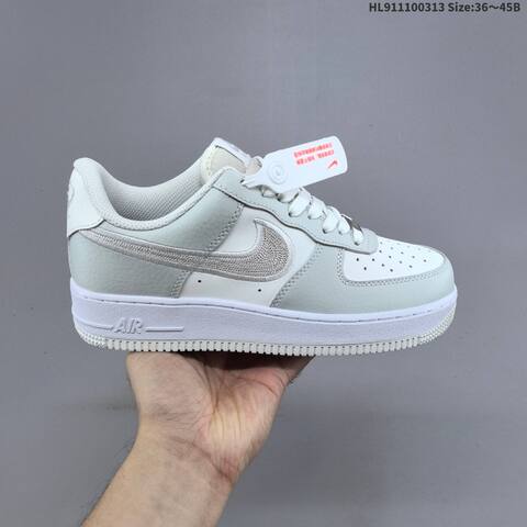 Nike Air Force 1 07 IB6842-002 Black Dark Grey Silver EU 36-45 Sneaker - Unisex (BS-61335)