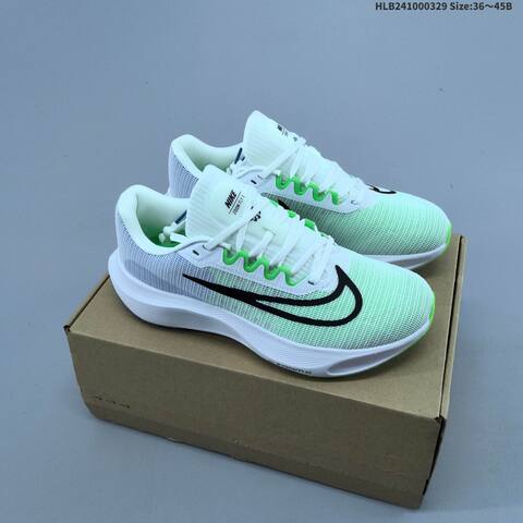 Nike Zoom Fly 5 White Black Green Blue EU 36-45 Running Shoe - Unisex (BS-61049)