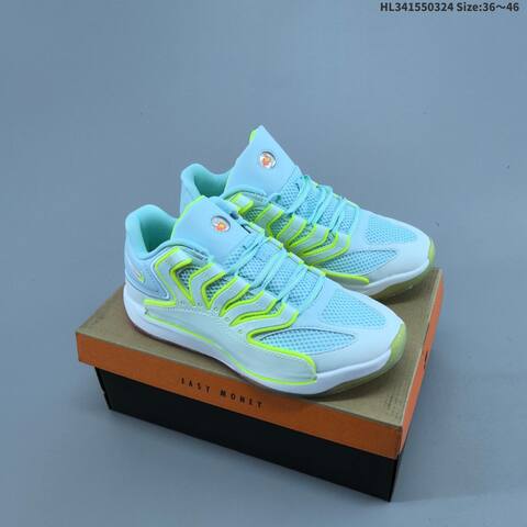 Nike KD 18 Light Blue Neon Yellow White Pink EU 36-46 Basketball Shoe - Unisex (BS-61155)