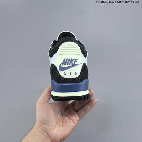 A Ma Maniere x Air Jordan 3 Retro Diffused Blue AIR JORDAN 3 Aj3 Lifestyle (BS-66482)