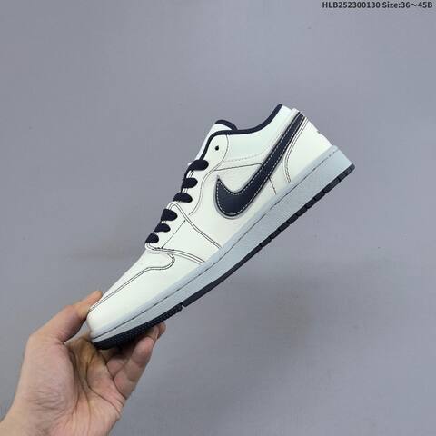 Jordan Air Jordan 1 Low Sail Red Obsidian White EU 36-45 Sneaker - Unisex (BS-61652)