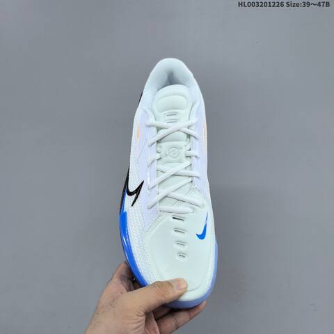 Nike Air Zoom G T Cut 1 EP White Blue Black Orange EU 39-47 Basketball Shoe - Unisex (BS-62423)