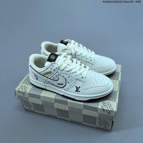 Nike Dunk SB Low Black White Gray EU 36-45 Skate Shoe - Unisex (BS-61185)