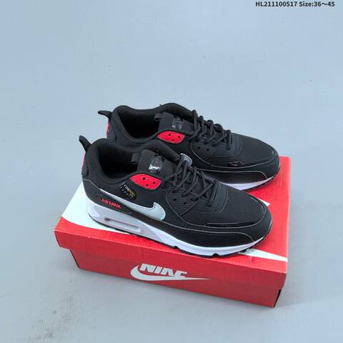 Nike Air Max 90 Black Olive Green White Neon Yellow EU 36-45 Sneaker - Unisex (BS-60302)