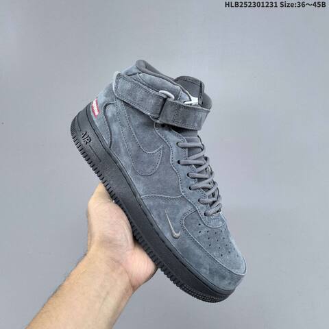Nike Air Force 1 Mid 07 Dark Grey Black EU 36-45 Sneaker - Unisex (BS-62290)
