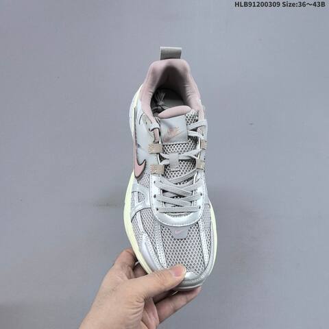 Nike V2K Run Grey Pink Cream White EU 36-43 Running Shoe - Unisex (BS-61418)
