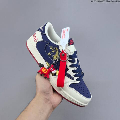 Nike Air Jordan 1 x Travis Scott AIR JORDAN DIY Lifestyle (BS-66713)