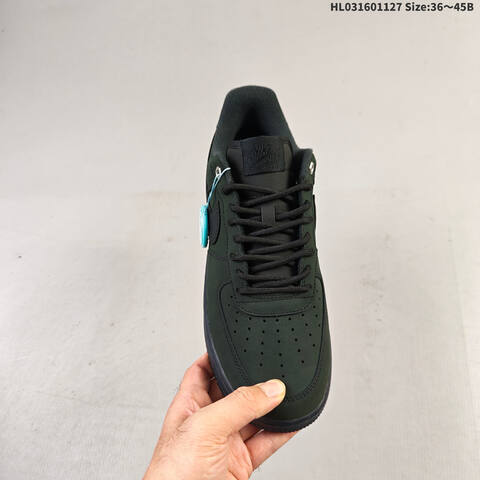 Nike Air Force 1 07 Black Dark Green EU 36-45 Sneaker - Unisex (BS-63017)