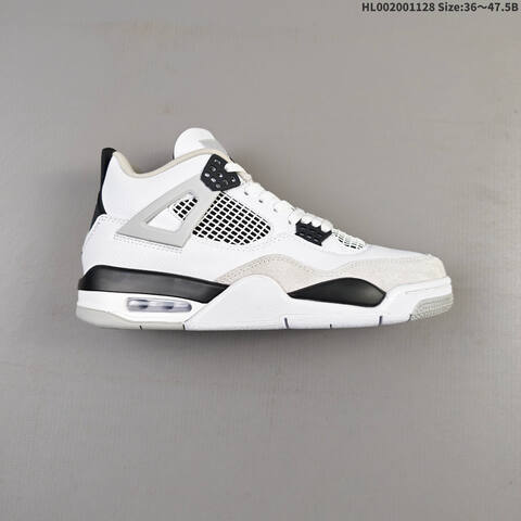 Air Jordan 4 Retro Military Black AIR JORDAN 4 Aj4 Lifestyle (BS-67639)