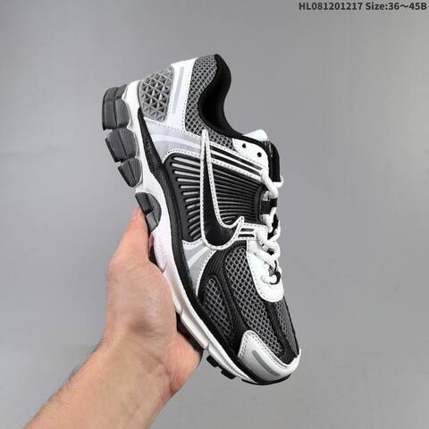 Nike Zoom Vomero 5 White Silver Black Grey EU 36-45 Running Shoe - Unisex (BS-62609)