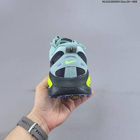 Nike Vomero 18 GTX Mint Green Neon Yellow Dark Purple Black EU 39-46 Running Shoe - Unisex (BS-60519)