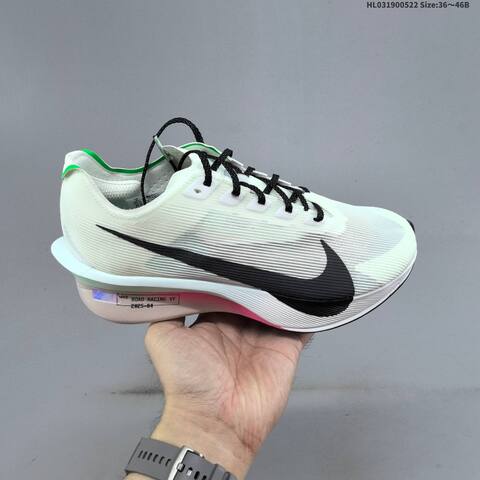 Nike ZoomX Vaporfly NEXT 4 Vaporweave White Black Pink Green EU 36-46 Running Shoe - Unisex (BS-60220)