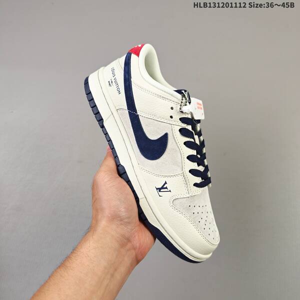 Nike SB Dunk Low beige navy red brown EU 36-45 skate shoe