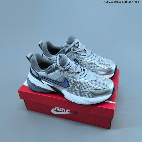 Nike V2K Run White Beige Grey EU 36-45 Running Shoe - Unisex (BS-61339)