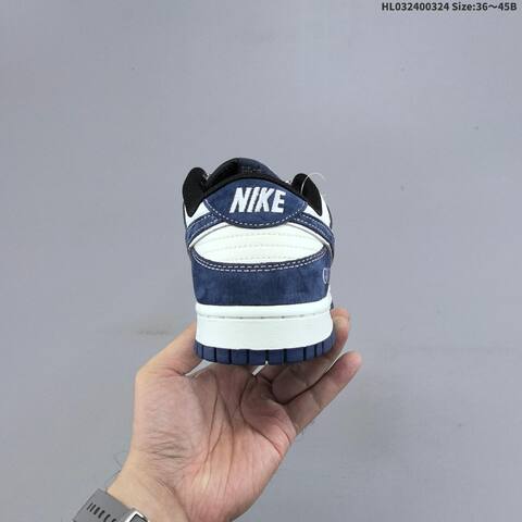 Nike SB Dunk Low Retro DIY White Navy Grey Black Red EU 36-45 Skate Shoe - Unisex (BS-61157)