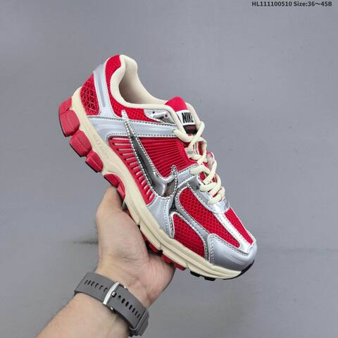 Nike Zoom Vomero 5 Red Silver Cream White EU 36-45 Running Shoe - Unisex (BS-60423)