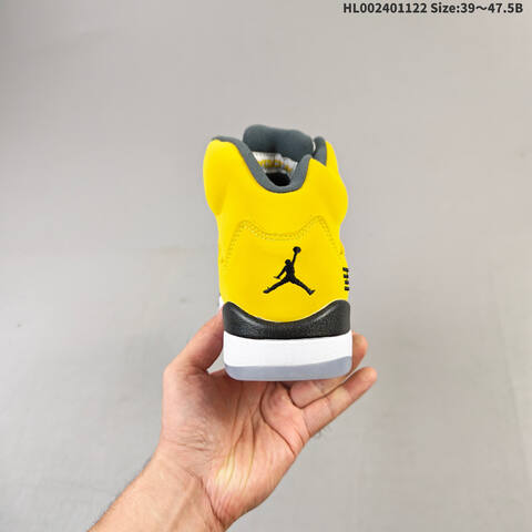 Air Jordan 5 Retro Yellow Multi Replica AIR JORDAN 5 Aj5 5 Replica Tokyo Lifestyle (BS-67729)