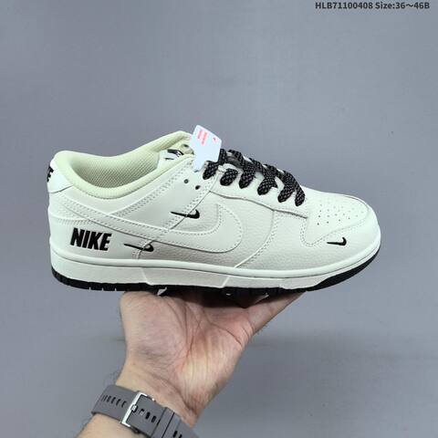 Nike Dunk Low Off White Dark Green EU 36-46 Skate Shoe - Unisex (BS-60895)