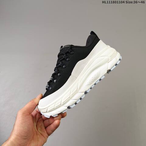 HOKA ONE ONE Tor Summit TP Black White EU 36-46 Trail Shoe Trail Running Sneakers - Unisex (BS-69483)