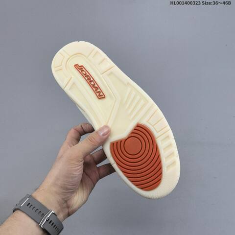 Air Jordan 3 Retro TEX Fossil Starfish AIR JORDAN 3 Aj3 Lifestyle (BS-66463)
