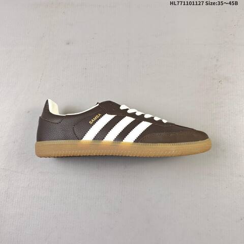 Adidas Samba Brown White Cream Gum Green EU 35-45 Skate Shoe - Unisex (BS-65424)