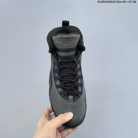 Air Jordan 10 Retro Shadow Replica AIR JORDAN 10 Aj10 Lifestyle (BS-66665)