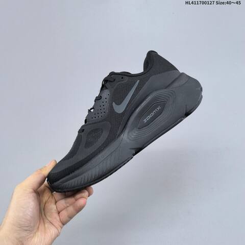 Nike Structure Plus ReactX Air Zoom Black White Dark Grey EU 40-45 Running Shoe - Men's (BS-61713)