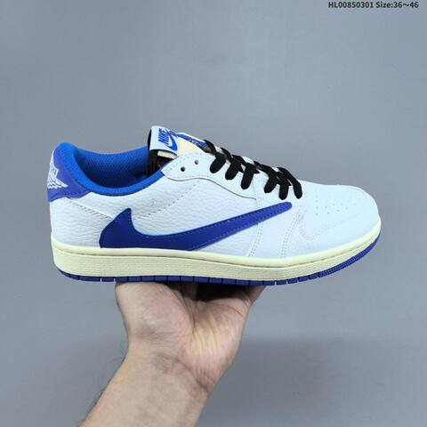Travis Scott x Fragment Design x Air Jordan 1 Low OG AIR JORDAN 1 Aj1 Lifestyle (BS-66647)