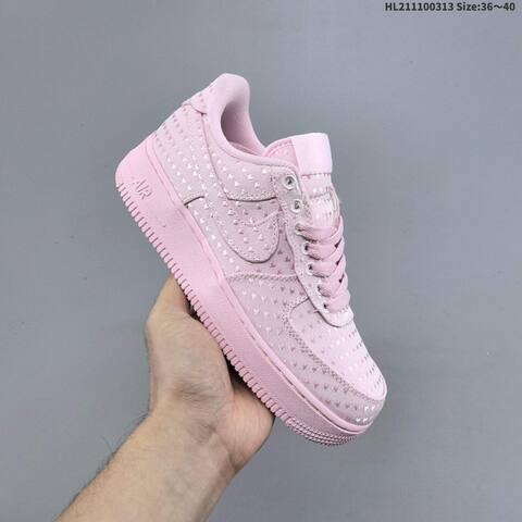 Nike Air Force 1 07 Low Light Pink Black EU 36 45 Sneaker EU 36-45 - Unisex (BS-61348)