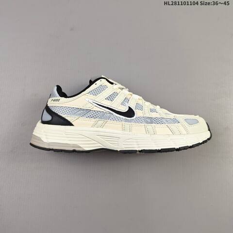 Nike P-6000 Cream Grey Black EU 36-45 Running Shoe - Unisex (BS-63885)