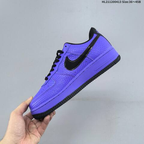 Nike Air Force 1 07 Black Silver White Multicolor EU 36-45 Sneaker - Unisex (BS-60784)